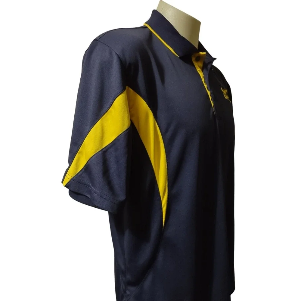 U of‎ M Polo Men's Shirt Large University of Michigan Embroidered MI Logo Golf